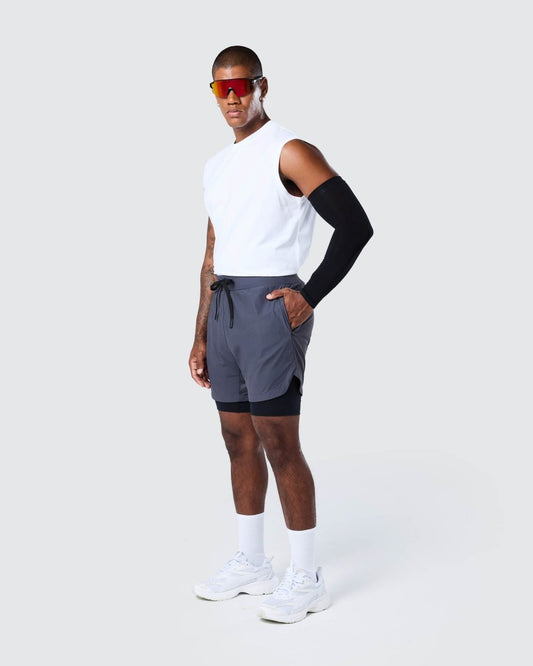 DIHAMUTIM - Surge Lined Active Shorts in Storm Grey