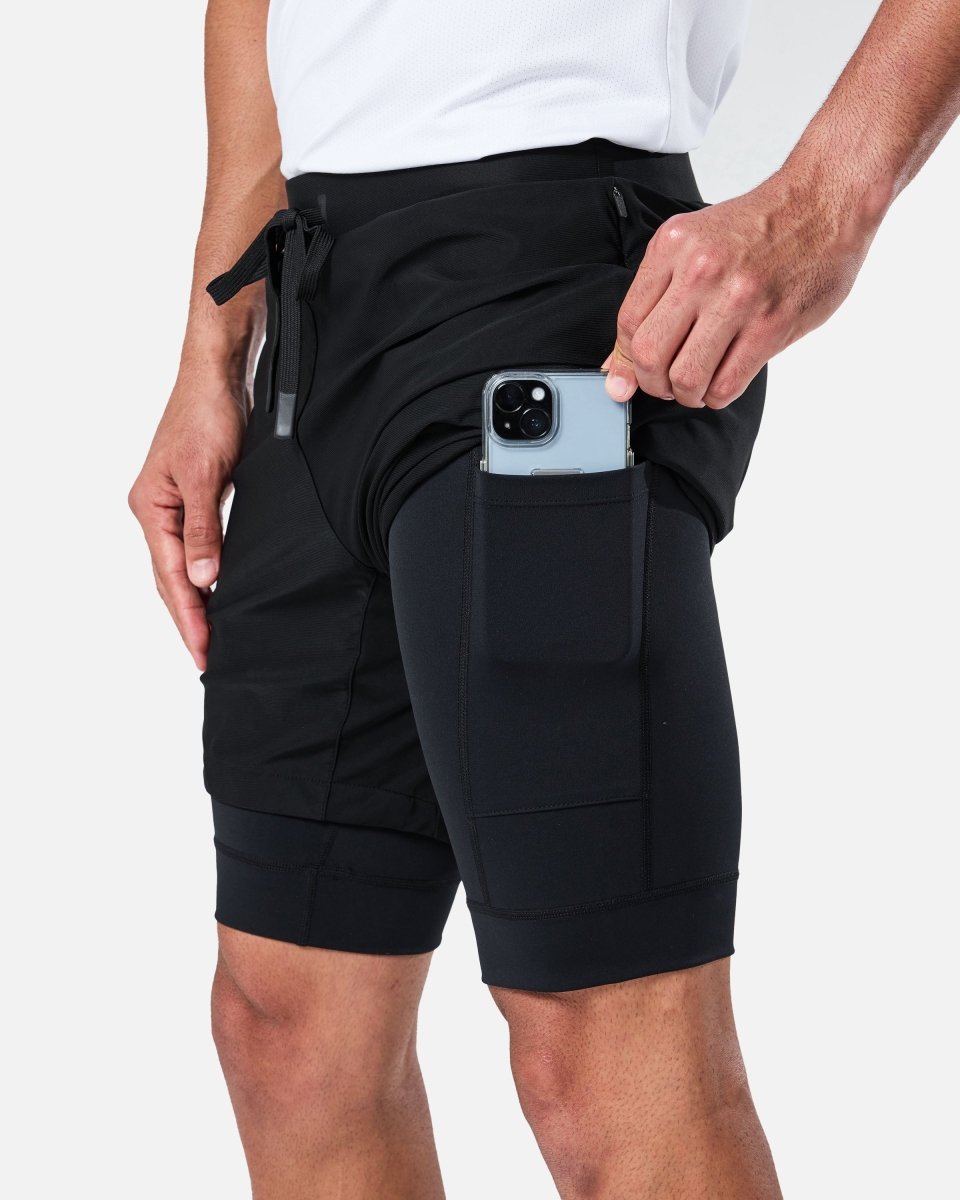 DIHAMUTIM - Surge Lined Active Shorts Black